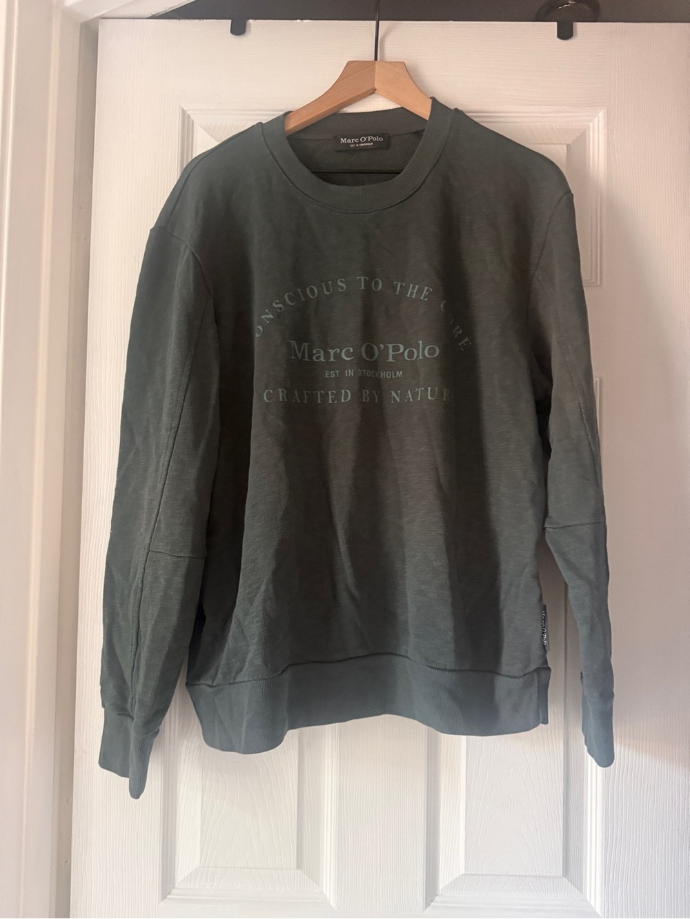 Marc O’Polo Men’s Green Crewneck Sweatshirt L